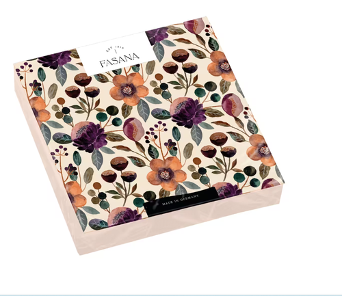 Tovaglioli carta fiori Violet Pattern 33x33 confezione 20pz