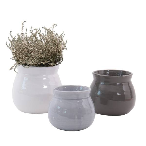 Vaso ceramica colorata Axel tondo