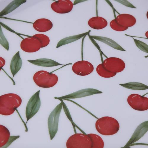 Vassoio Cherry ciliegie rosse melamina piccolo 42x28