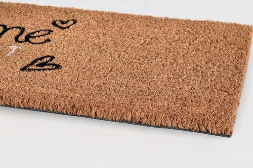 Zerbino cocco da scalino naturale Home sweet home 25x75