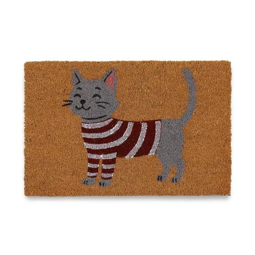 Zerbino cocco gatto maglia a righe da ingresso 40x60