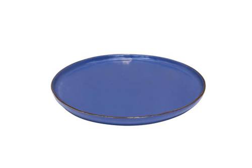 Piatto pizza blu porcellana collezione mediterraneo