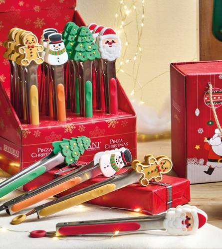 Pinza dolce natale da cucina silicone e inox