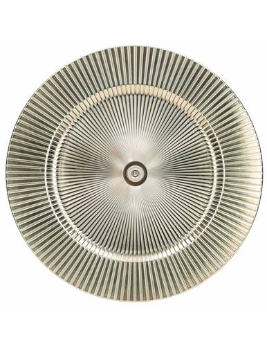 Excelsa Set 6 Sottopiatti Foliage Plastica 33x2x33 Cm Multicolor