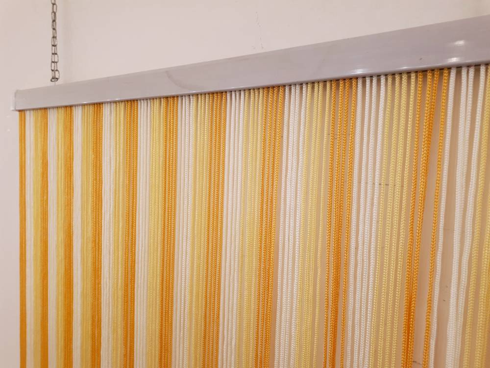 Tenda da porta corda melange giallo 100x220